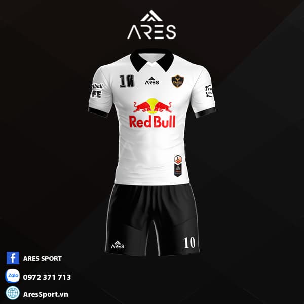 Áo bóng đá tự thiết kế Red Bull