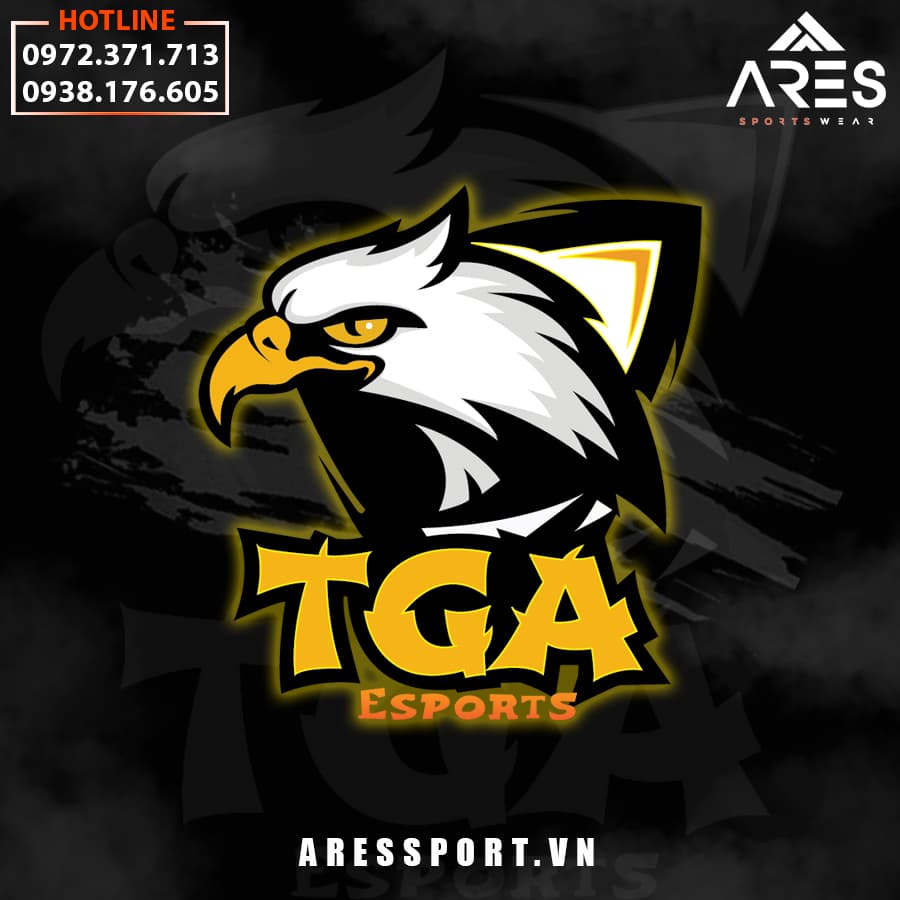 Logo áo bóng đá tự thiết kế TGA Esport