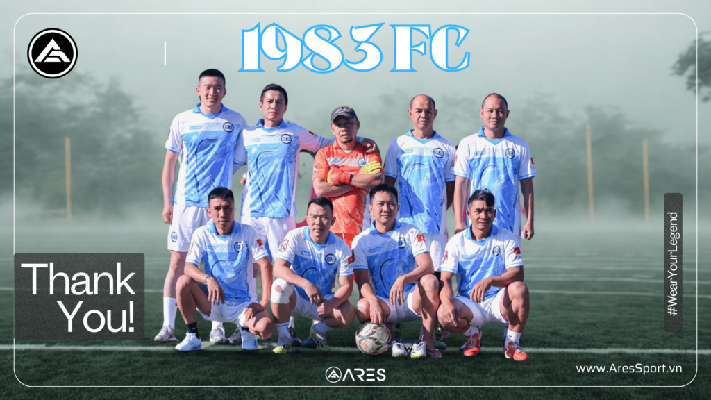 Đặt áo đá banh theo yêu cầu cho team 1983FC