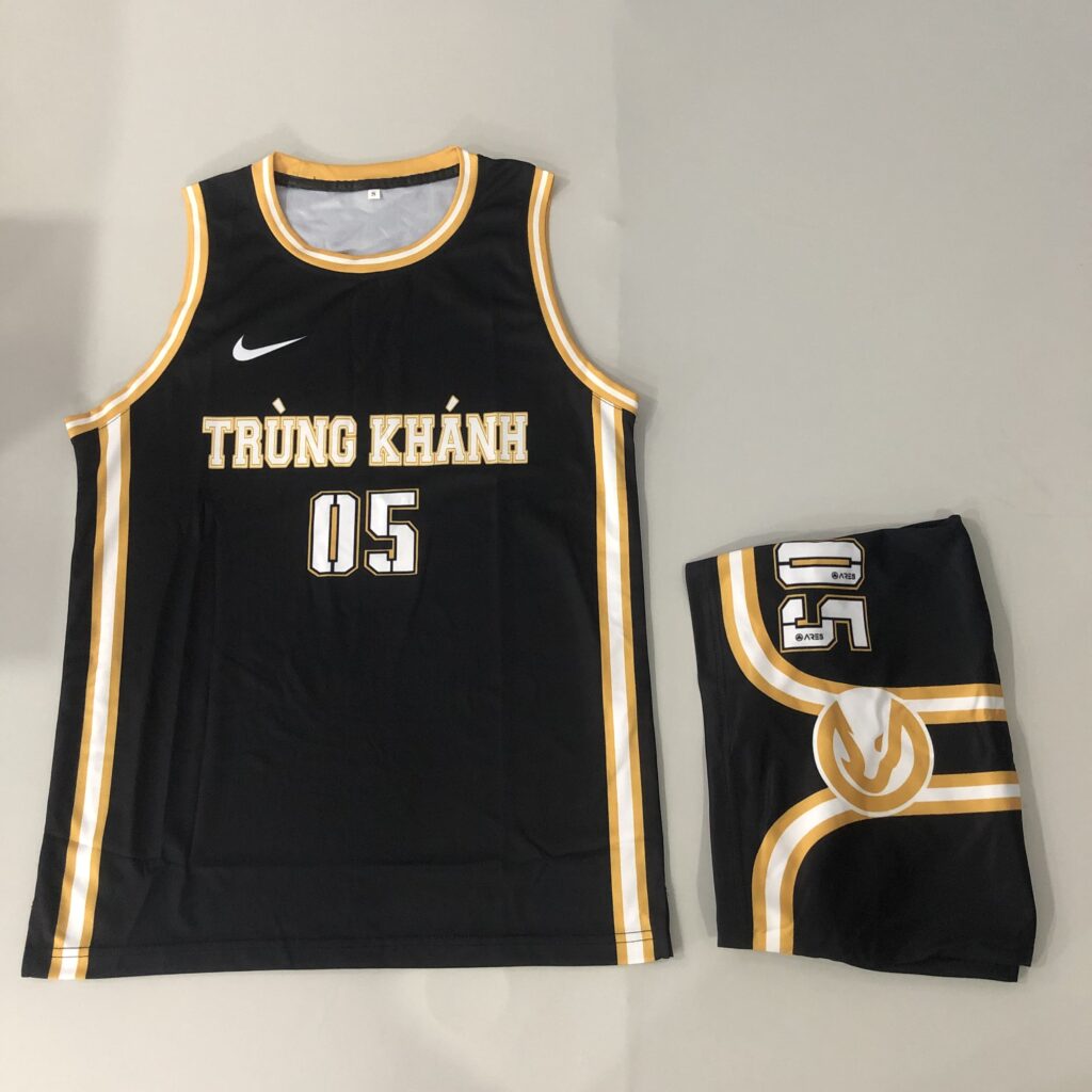 In áo thiết kế cho Trùng Khánh Basketball