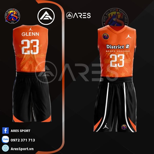 mẫu đồ áo đồng phục bóng rổ 10