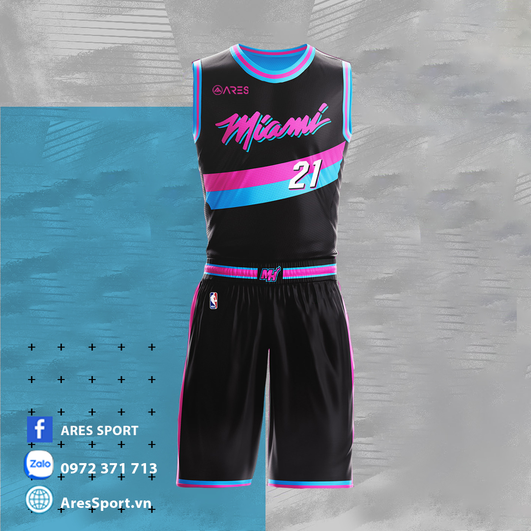 Áo bóng rổ NBA Miami