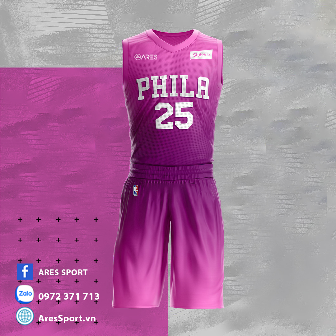 Áo bóng rổ NBA Phila