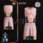 Áo đồng phục bóng rổ A4 loang màu Picasso thiết kế may theo yêu cầu