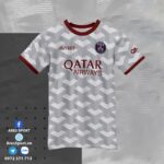 áo PSG xám tro họa tiết 3D đẹp mắt