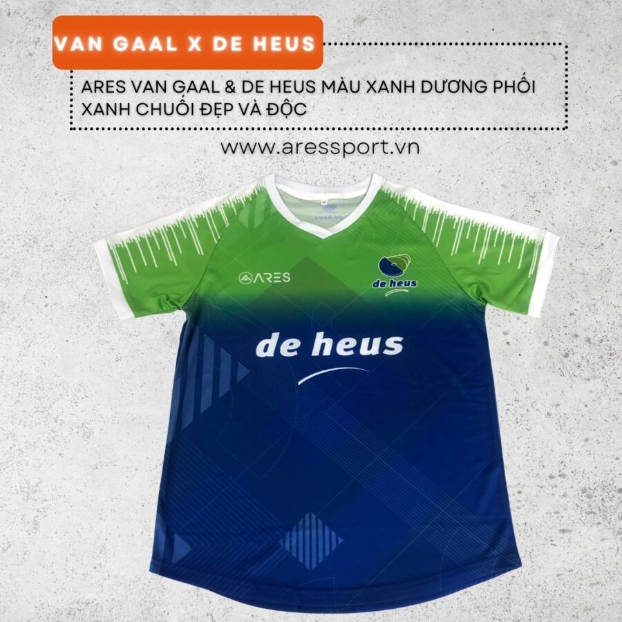 Áo bóng đá không logo ARES Van Gaal cho team de heus
