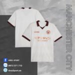 Áo bóng đá Mancity sân khách trắng 23-24 đặt may theo yêu cầu