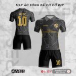 Áo bóng đá có cổ bẻ cho team kiến trúc họa tiết lạ mắt màu sắc hài hòa