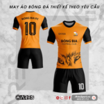 Áo bóng đá tự thiết kế Bóng Bia FC lấy ý tưởng từ Wolves độc lạ