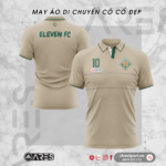 Áo di chuyển bóng đá Eleven FC nâu nhạt sang trọng lạ mắt