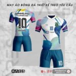 Áo bóng đá tự thiết kế FC Zombieland trắng cùng họa tiết sắc màu sôi động