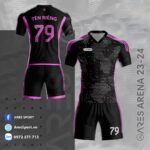 Áo bóng đá không logo Arena 23-24 Đen