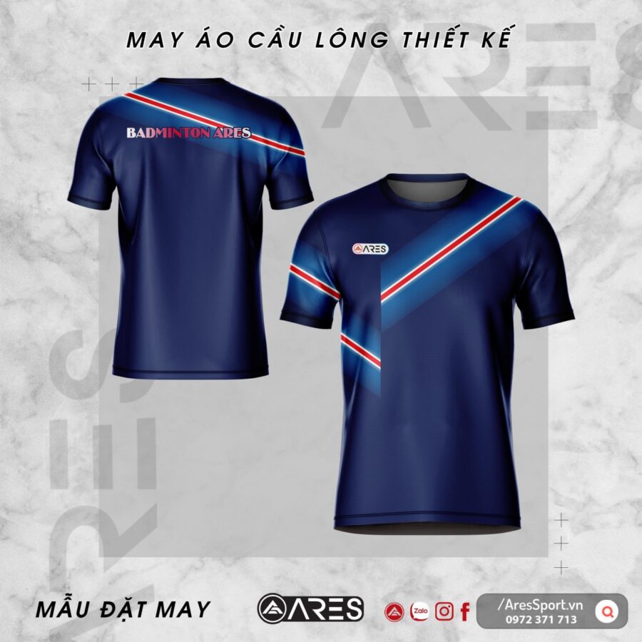 Áo cầu lông thiết kế in theo yêu cầu Ares Floki