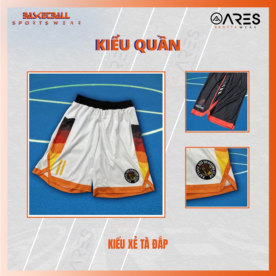 Quần bóng rổ xẻ tà đắp đẹp - Theo trend mới nhất
