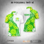 Áo Pickleball đồng phục Polo hoạ tiết pastel