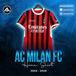 Áo AC Milan sân nhà 24-25 đặt may logo theo yêu cầu đội