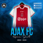 Áo bóng đá Ajax sân nhà 24-25 trắng phối đỏ