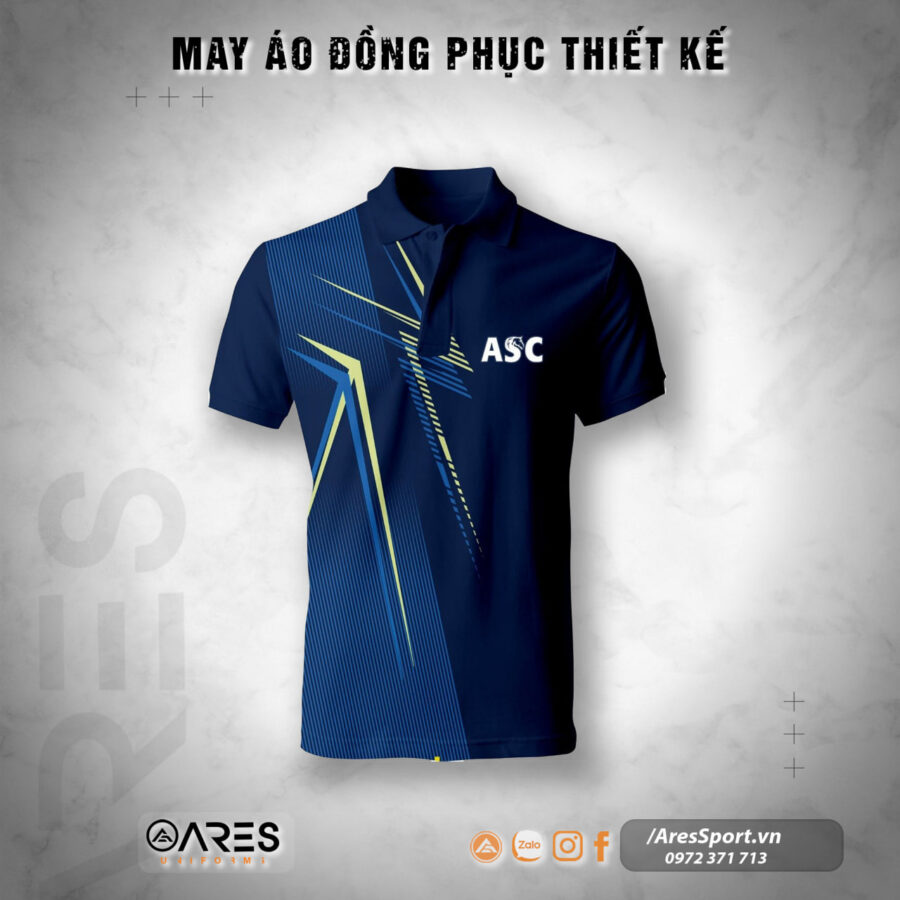 Áo thun polo đồng phục doanh nghiệp ASC