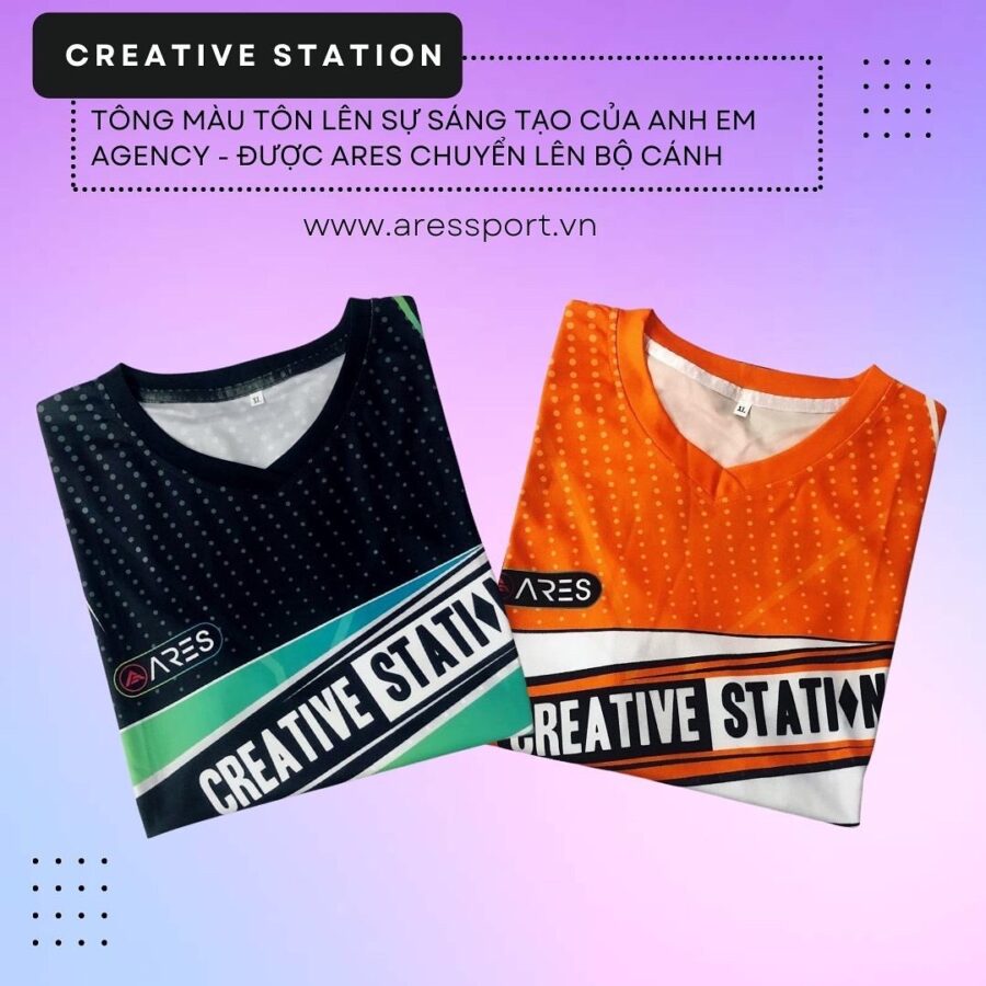 In áo đá bóng Creative Station - 26 bộ thiết kế hiện đại | ARES SPORT