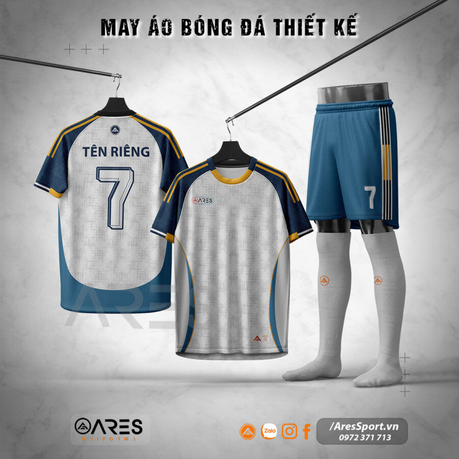 Áo bóng đá ARES Ocean Knight – Thiết kế hiệp sĩ đại dương mạnh mẽ và tinh tế.
