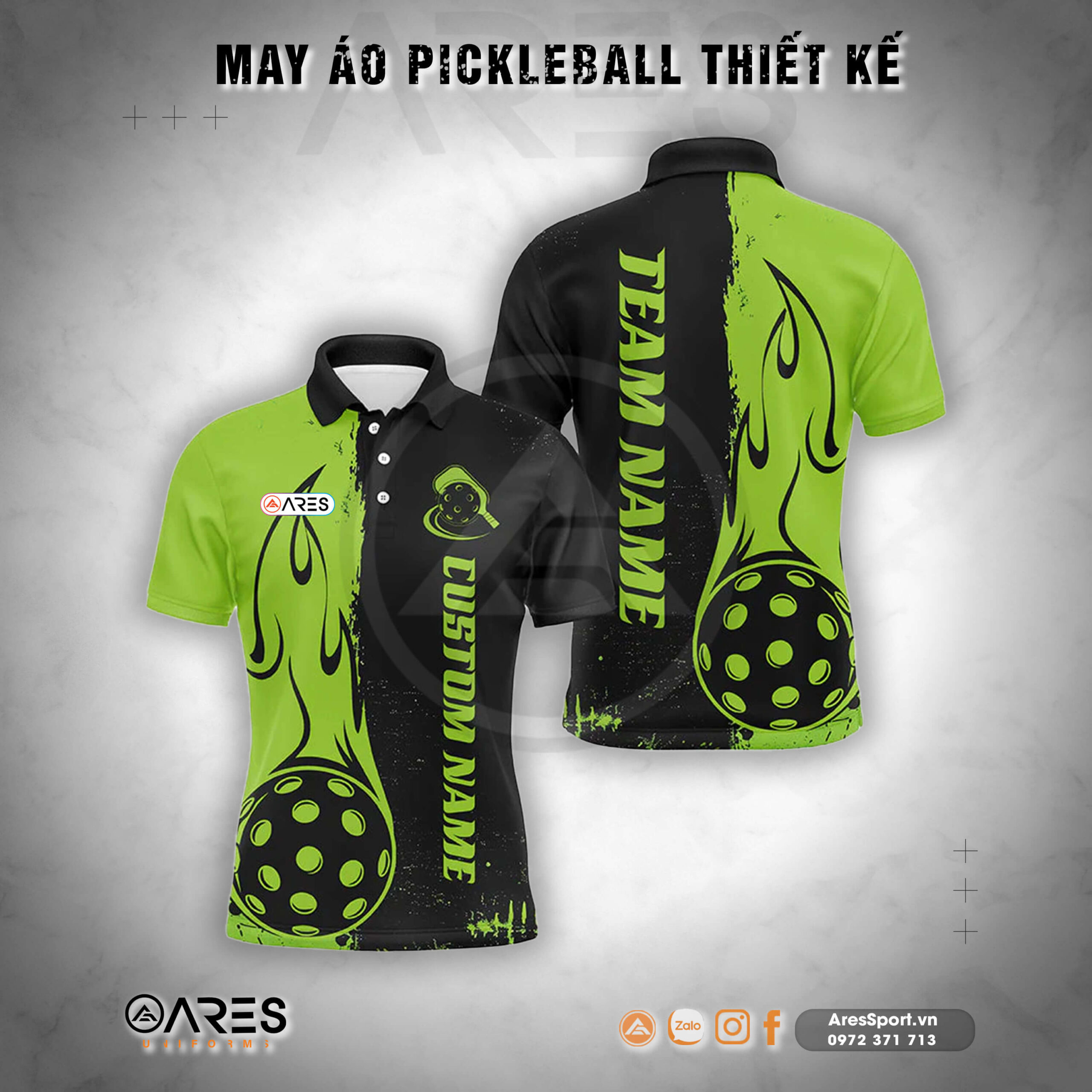 Áo Pickleball Inferno Blaze – Ngọn lửa bùng cháy ao-pickleball-inferno-blaze