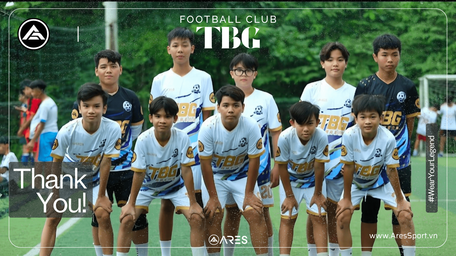 Đặt áo đá banh TBG