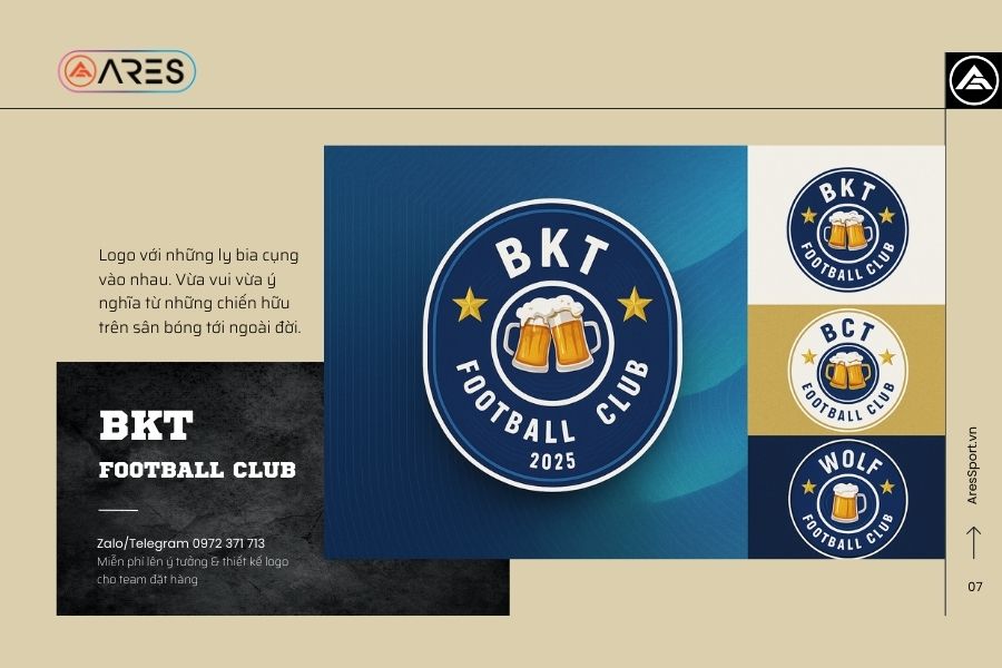 Logo áo bóng đá thiết kế Never Die - Thiết kế & sáng tạo logo riêng cho đội