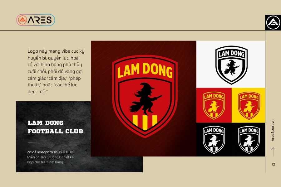 Logo áo bóng đá thiết kế Lâm Đồng - Thiết kế & sáng tạo logo riêng cho đội