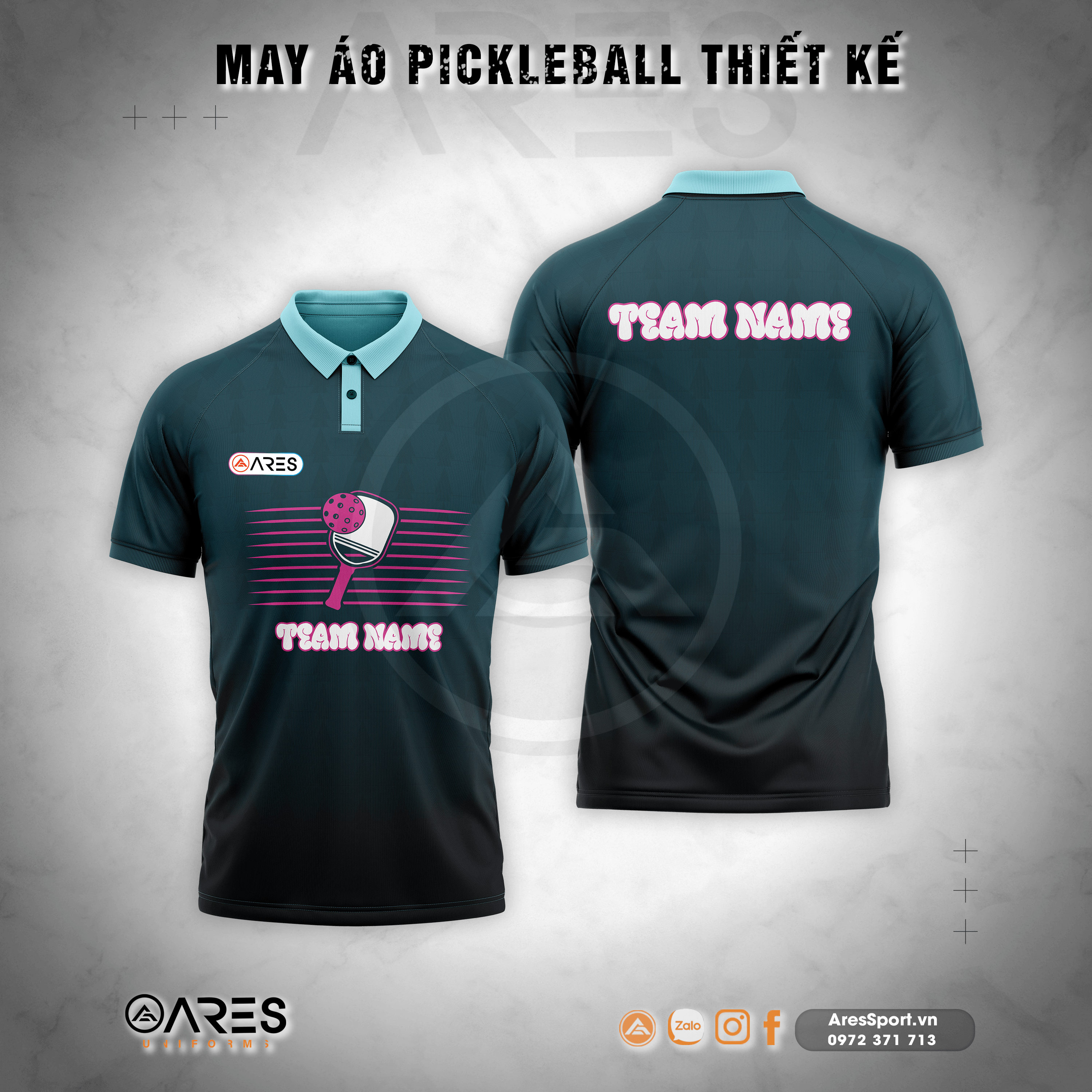 Áo Pickleball Retro Smash thiết kế | Phong cách hoài cổ – Thần thái hiện đại Áo pickleball Retro Smash thiết kế phong cách retro độc đáo
