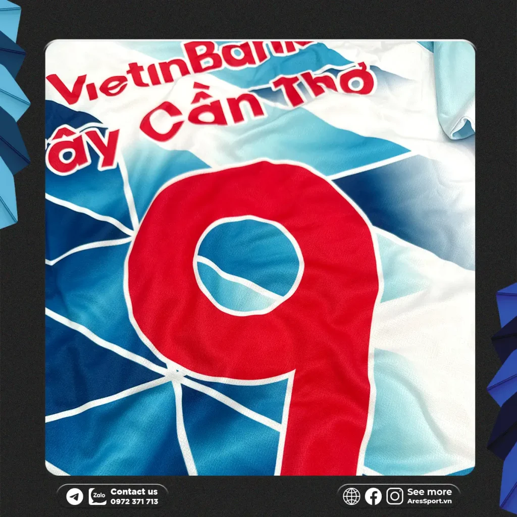 Đặt may áo đá banh Vietinbank Tây Cần Thơ theo yêu cầu
