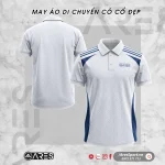 Áo di chuyển Legend Crest – Trắng Navy thiết kế