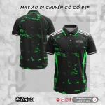 Áo di chuyển Volt Matrix – Đen Xanh Neon thiết kế