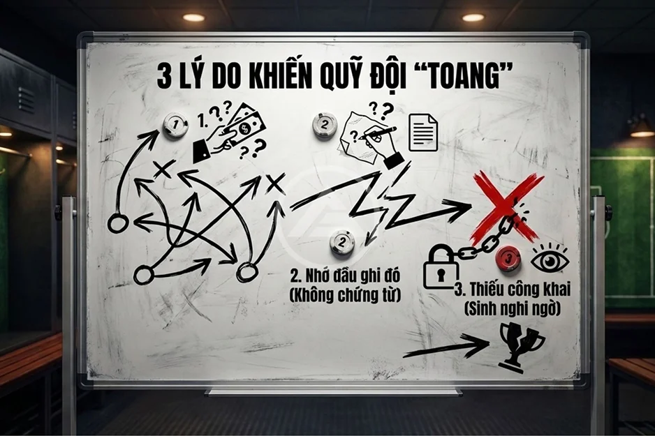 Cách quản lý quỹ đội bóng phong trào 2
