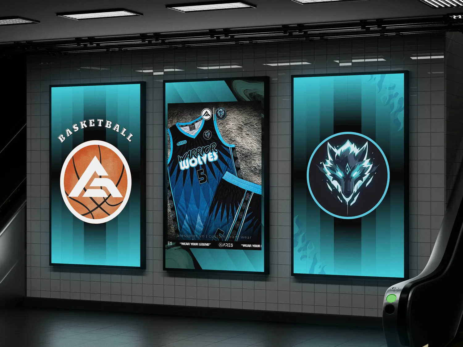 ARES Warrior Wolves banner