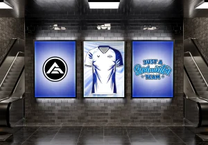 ares just a badminton team banner