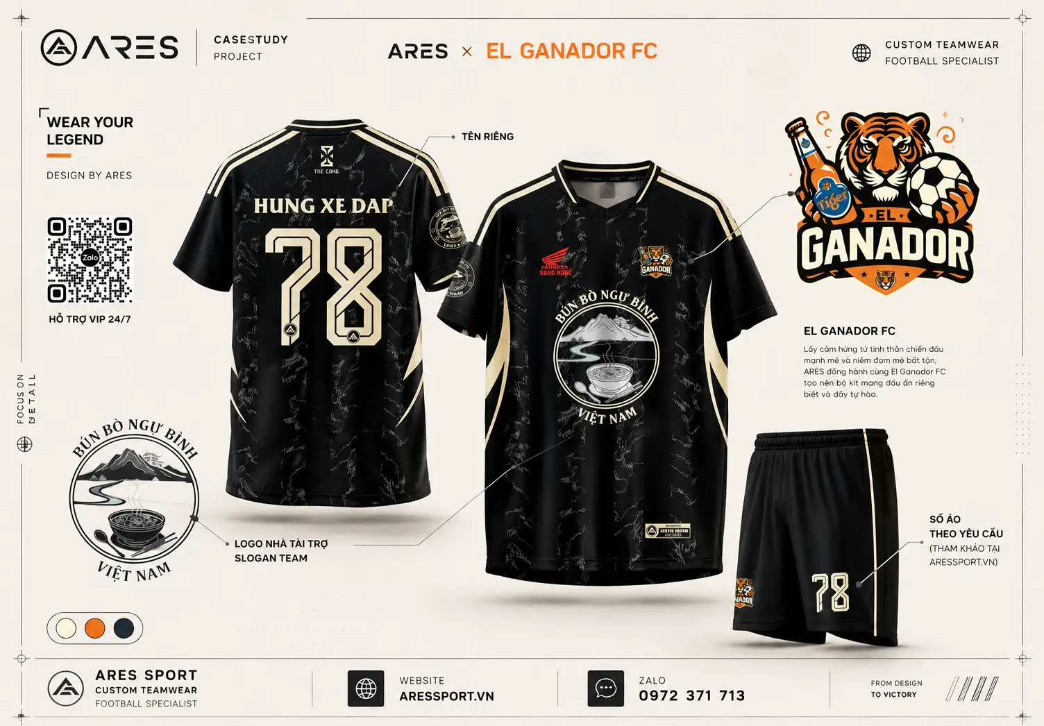 dat-may-ao-da-banh-ares-el-ganador Casestudy đặt may áo đá banh El Ganador bởi ARES