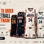 ARES SPORT custom basketball uniforms in Vietnam, five team kits including Red River Wolves and Mekong Waves designs